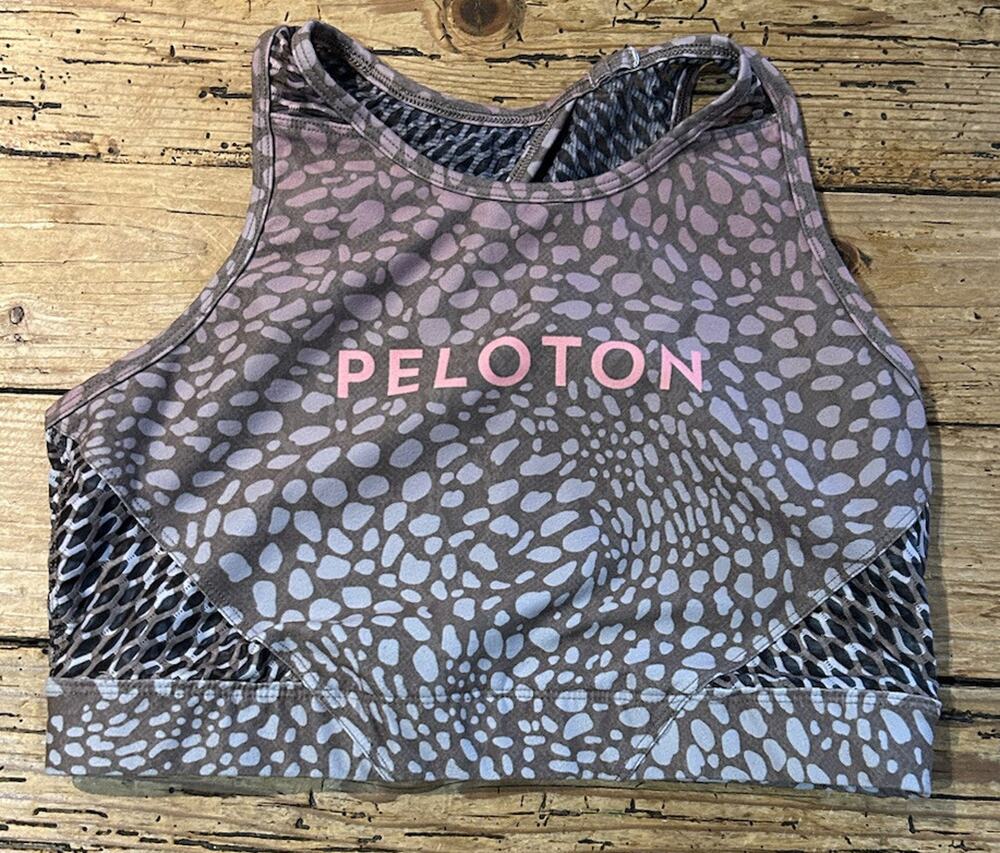 WITH Peloton Women’s Size L Multicolored High Neck Sports Bra NWOT